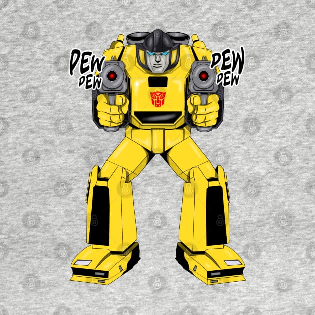 Transformers Sunstreaker G1 Pew Pew by nicitadesigns